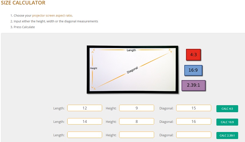 Featured image of post Home Theater Screen Size Calculator